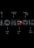 London Sweatshirt Hoodie or T-Shirt