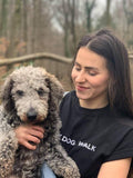 Tekin dog a walk Sweatshirt Hoodie or T-Shirt