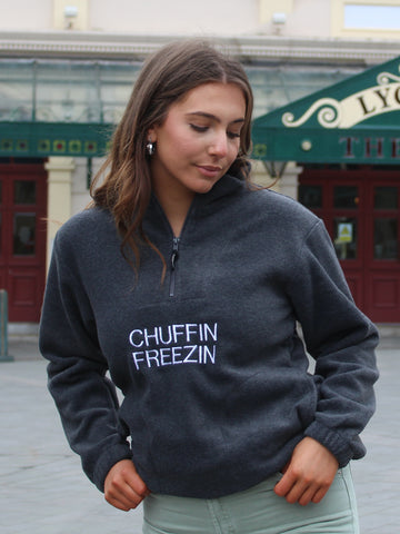 Chuffin Freezin 1/4 Zip Fleece