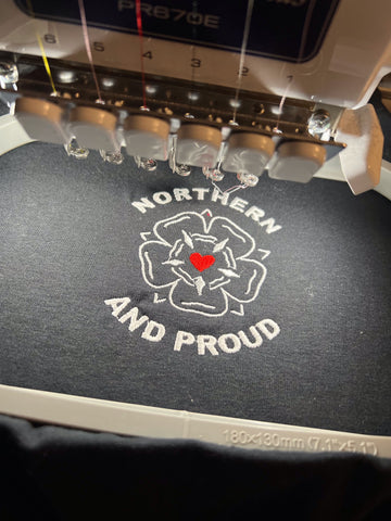 Lancashire Rose - Northern and Proud Sweatshirt Hoodie or T-Shirt